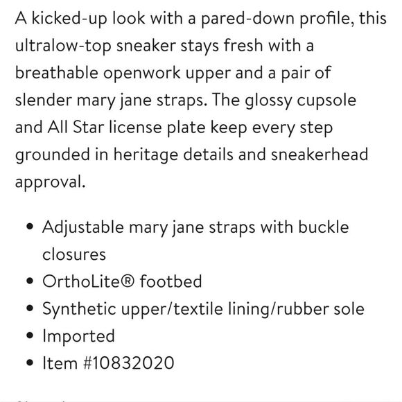 Converse Chuck Taylor Dainty Mary Jane Sneakers - Picture 7 of 11